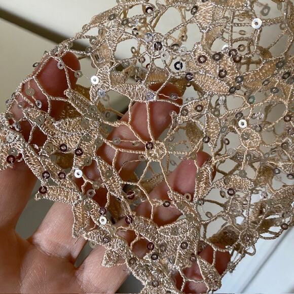 Exquisite Kay Unger Dress sz 6 taupe fall wedding guest mother of - Picture 14 of 14